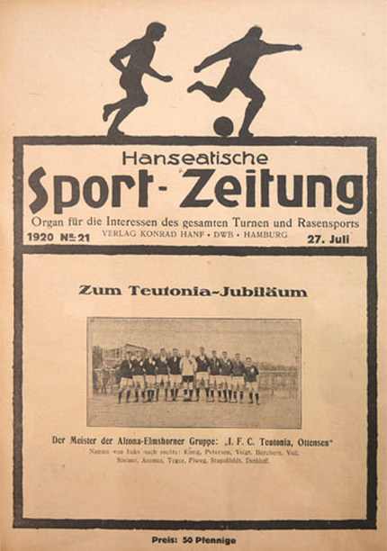 Titelseite der Hanseatischen Sportzeitung