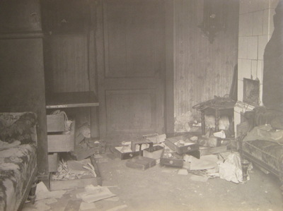 Tatortfoto Polizei Curslack durchwühlten Zimmer im Haus
